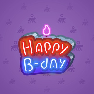 B-Day Candle Neon Sign model gift number 41898