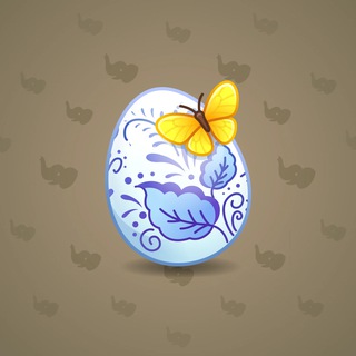 Easter Egg Gzhel model gift number 119448
