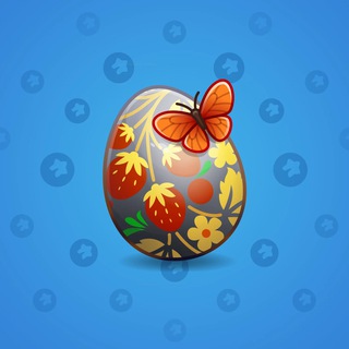 Easter Egg Khokhloma model gift number 1853
