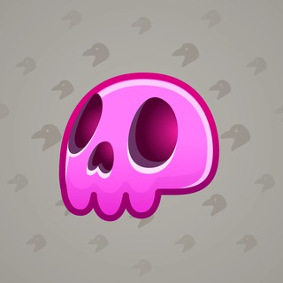 Electric Skull Rose Quartz model gift number 4925