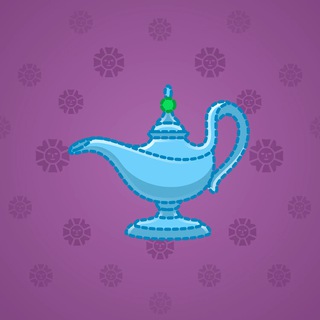 Genie Lamp Blueprint model gift number 6512
