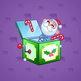 Jack-in-the-Box Christmas model gift number 25906