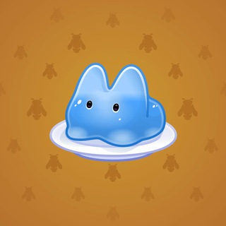 Jelly Bunny Blue Glaze model gift number 73506