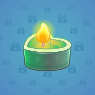 Love Candle Celadon model gift number 19362