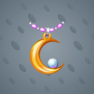 Moon Pendant Diamond Tear model gift number 70137