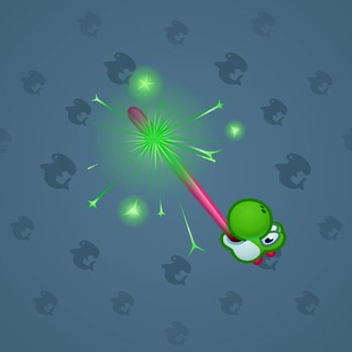 Party Sparkler Yoshi Green model gift number 26204