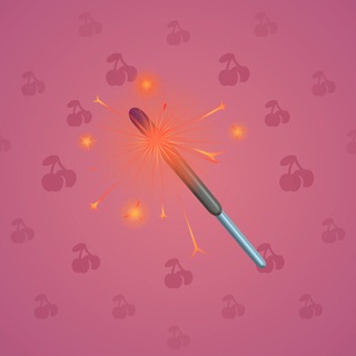 Party Sparkler Red Burst model gift number 87464