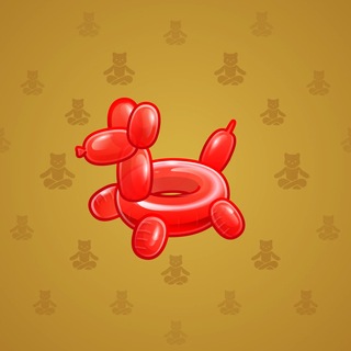 Pool Float Balloon Dog model gift number 205541