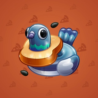 Pool Float Pigeon model gift number 206537