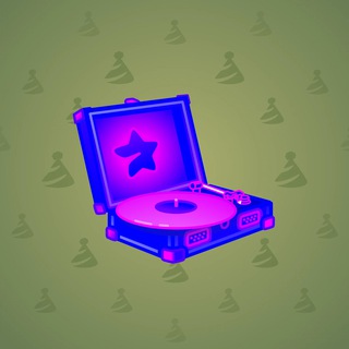 Record Player Sonic Fuchsia model gift number 13773