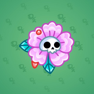 Skull Flower Peony model gift number 3095
