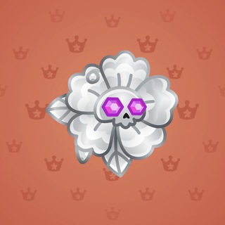 Skull Flower Chromium model gift number 3165