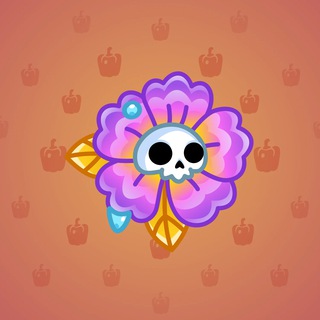 Skull Flower Sunset model gift number 3659