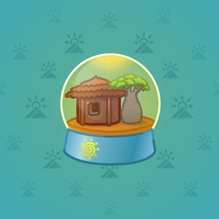 Snow Globe Baobab model gift number 11561