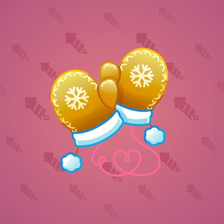 Snow Mittens Pyrite model gift number 14585