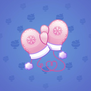 Snow Mittens Carnation model gift number 14854