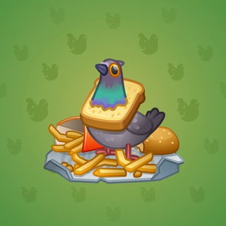 Spring Basket Trash Pigeon model gift number 30776