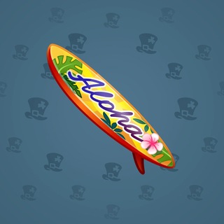 Surge Board Aloha model gift number 30664