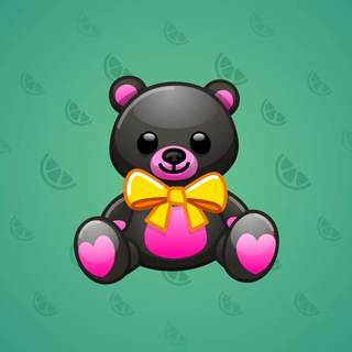 Toy Bear Noir Et Rose model gift number 31285