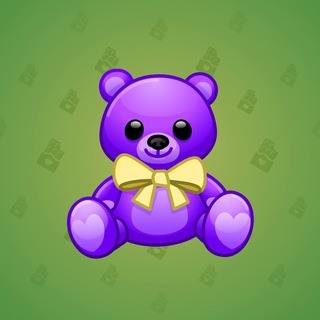 Toy Bear Purple Heart model gift number 7605