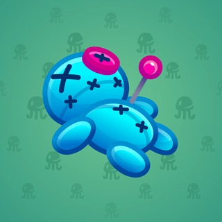 Voodoo Doll Aqua Gem model gift number 7235