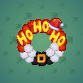 Winter Wreath Happy Santa model gift number 3852
