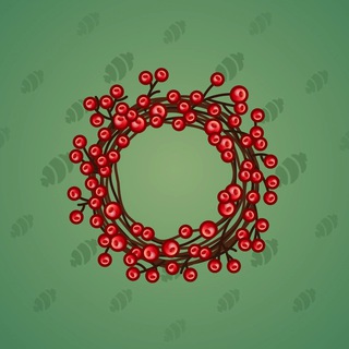 Winter Wreath Rowan Berry model gift number 73044