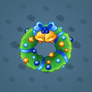 Winter Wreath Blueberry model gift number 74433
