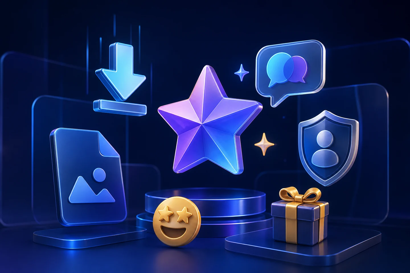 Editorial visualization of Telegram Premium features and account controls